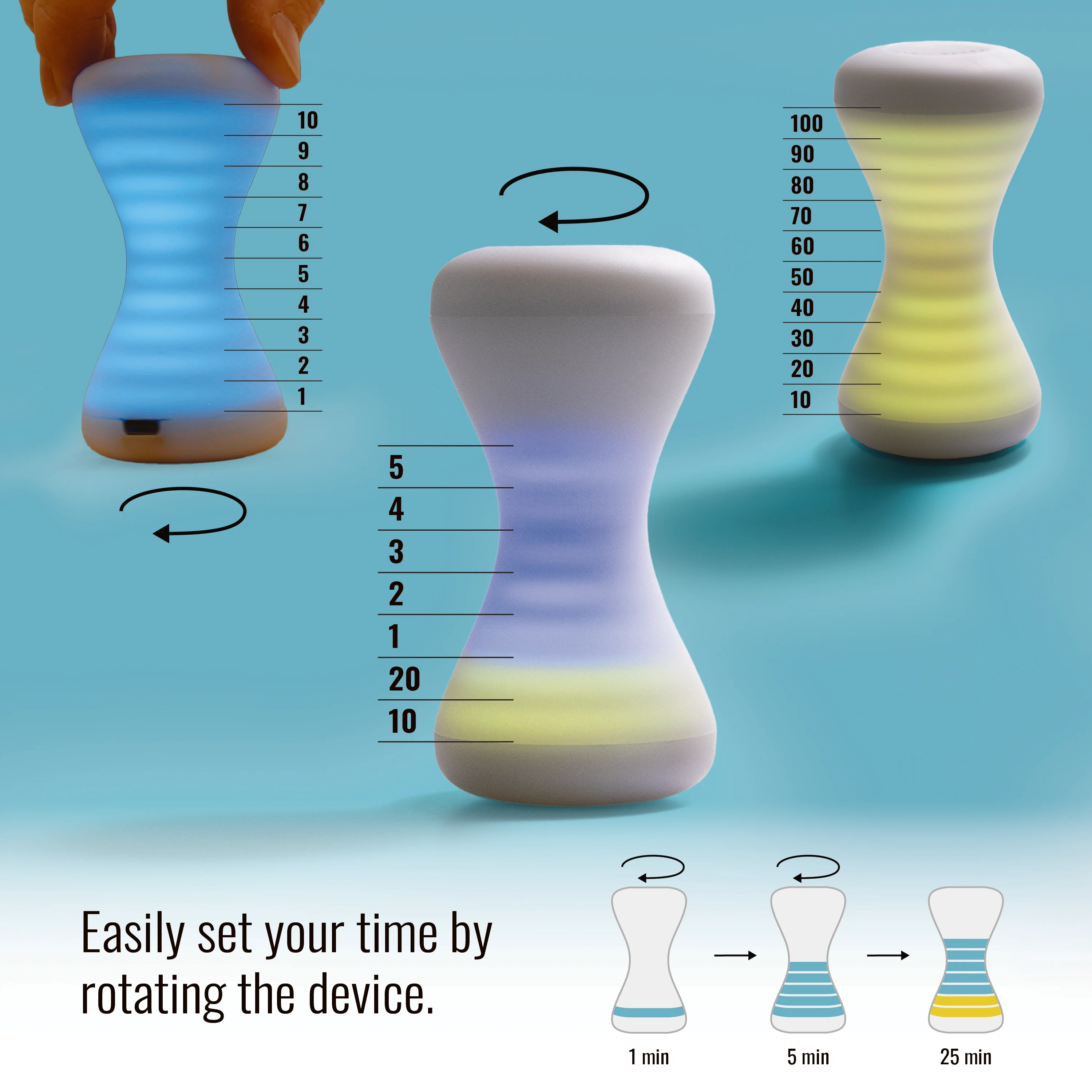 Focus Timer® Adjustable Hourglass v2 - Image 3